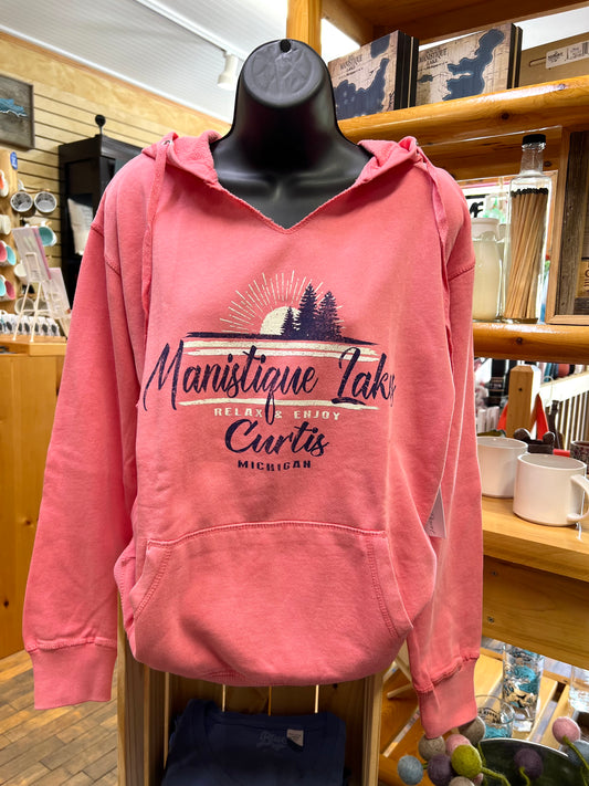 Manistique Lakes V-Notch Hooded Sweatshirt