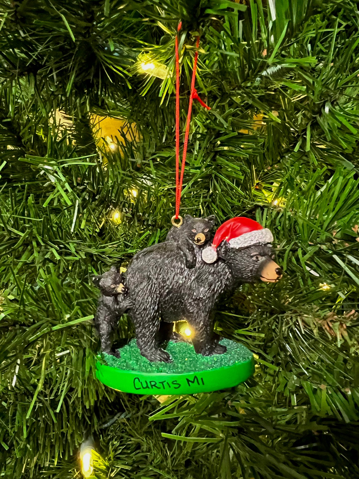 Bear with Cubs Ornament