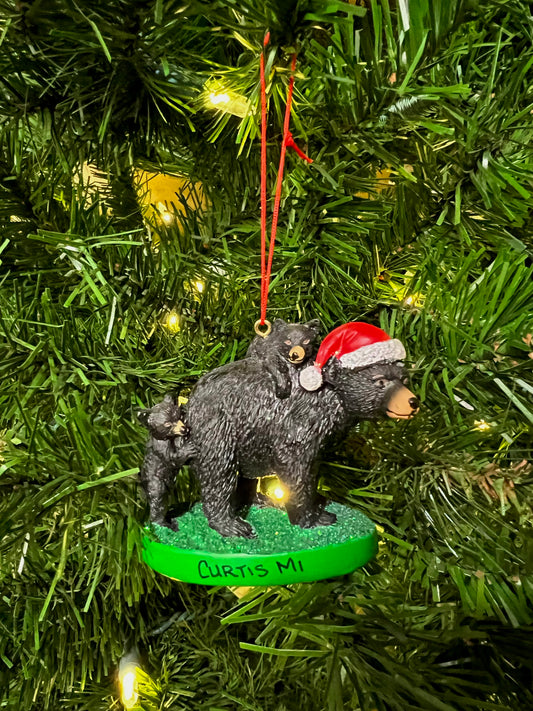 Bear with Cubs Ornament