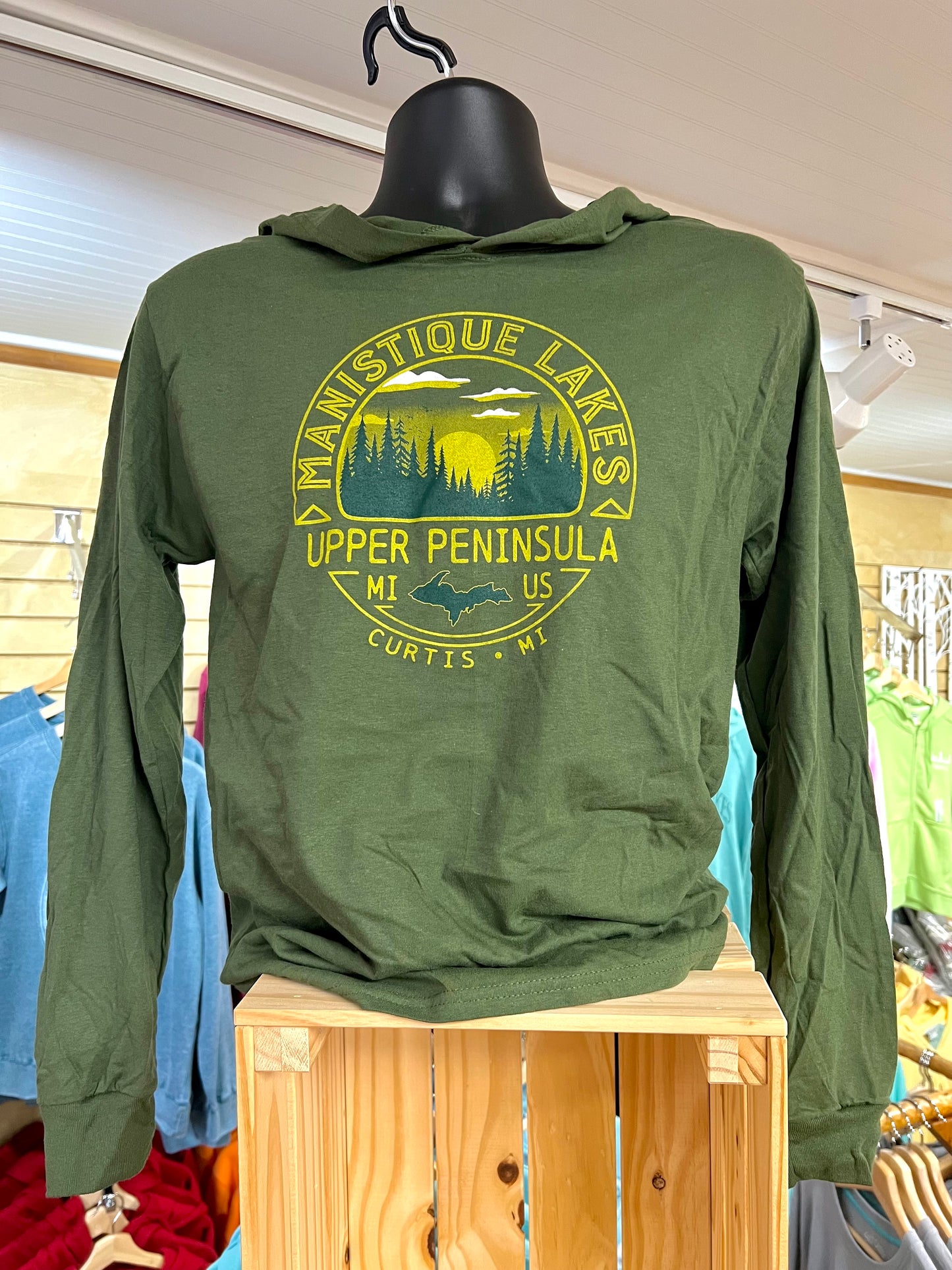 Manistique Lakes Hooded Long-Sleeve