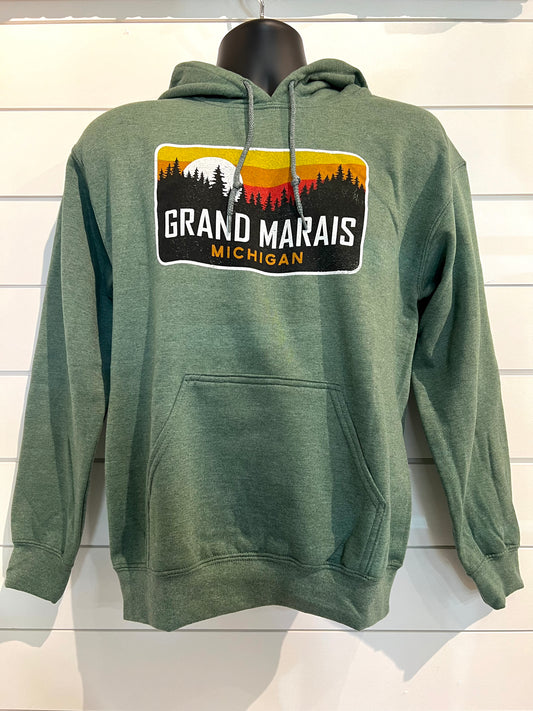 Grand Marais Sunset Hooded Swetshirt