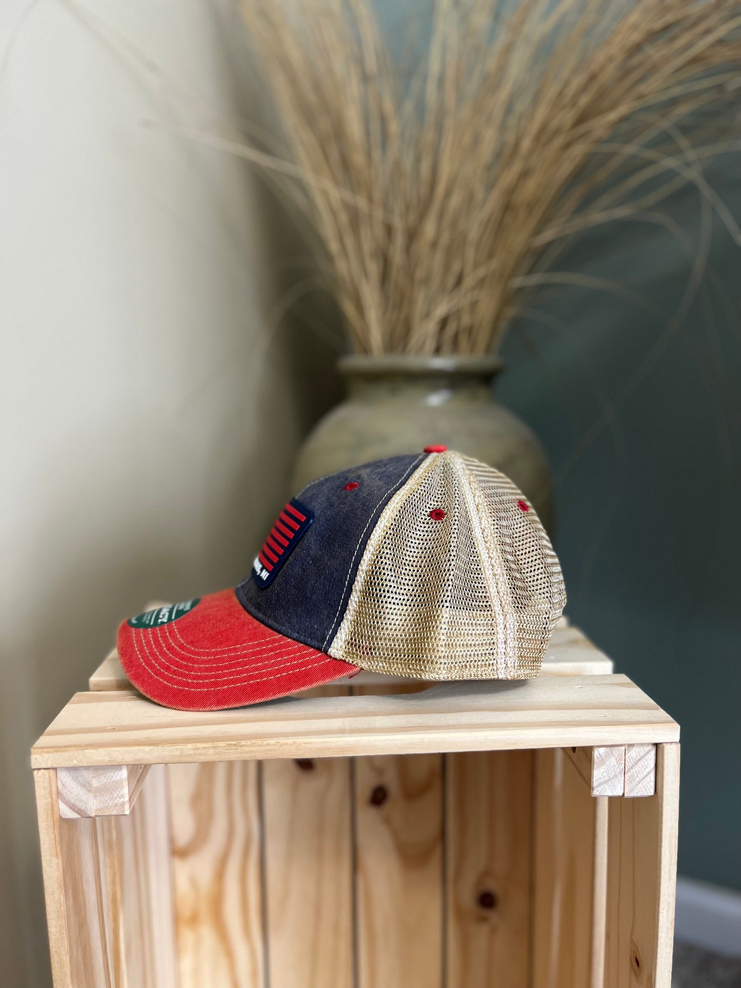 Grand Marais American Flag Hat