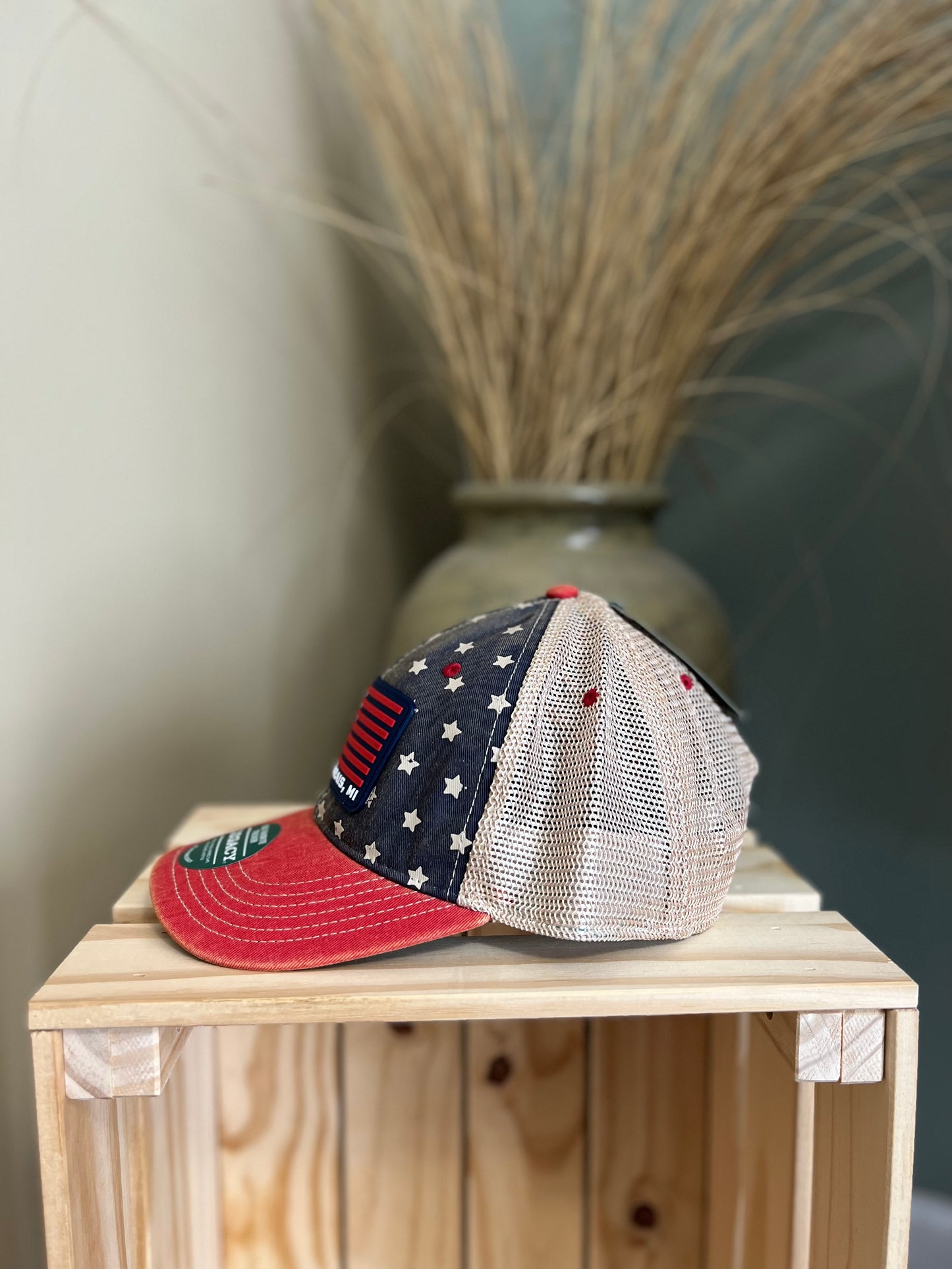 Grand Marais American Flag Hat