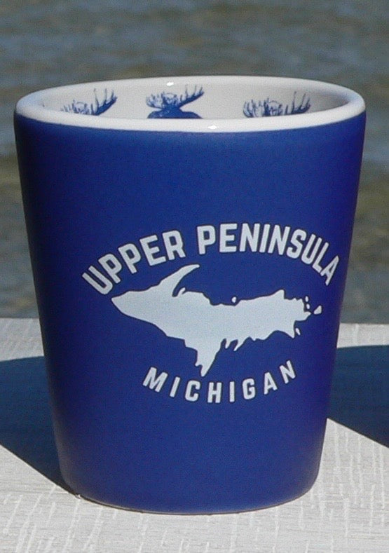 Upper Peninsula Animal Print Shot Glasses