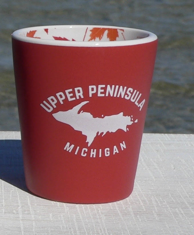 Upper Peninsula Animal Print Shot Glasses