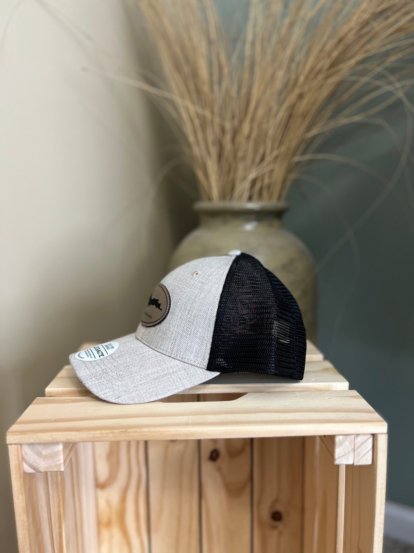 Upper Peninsula Leather Patch Hat