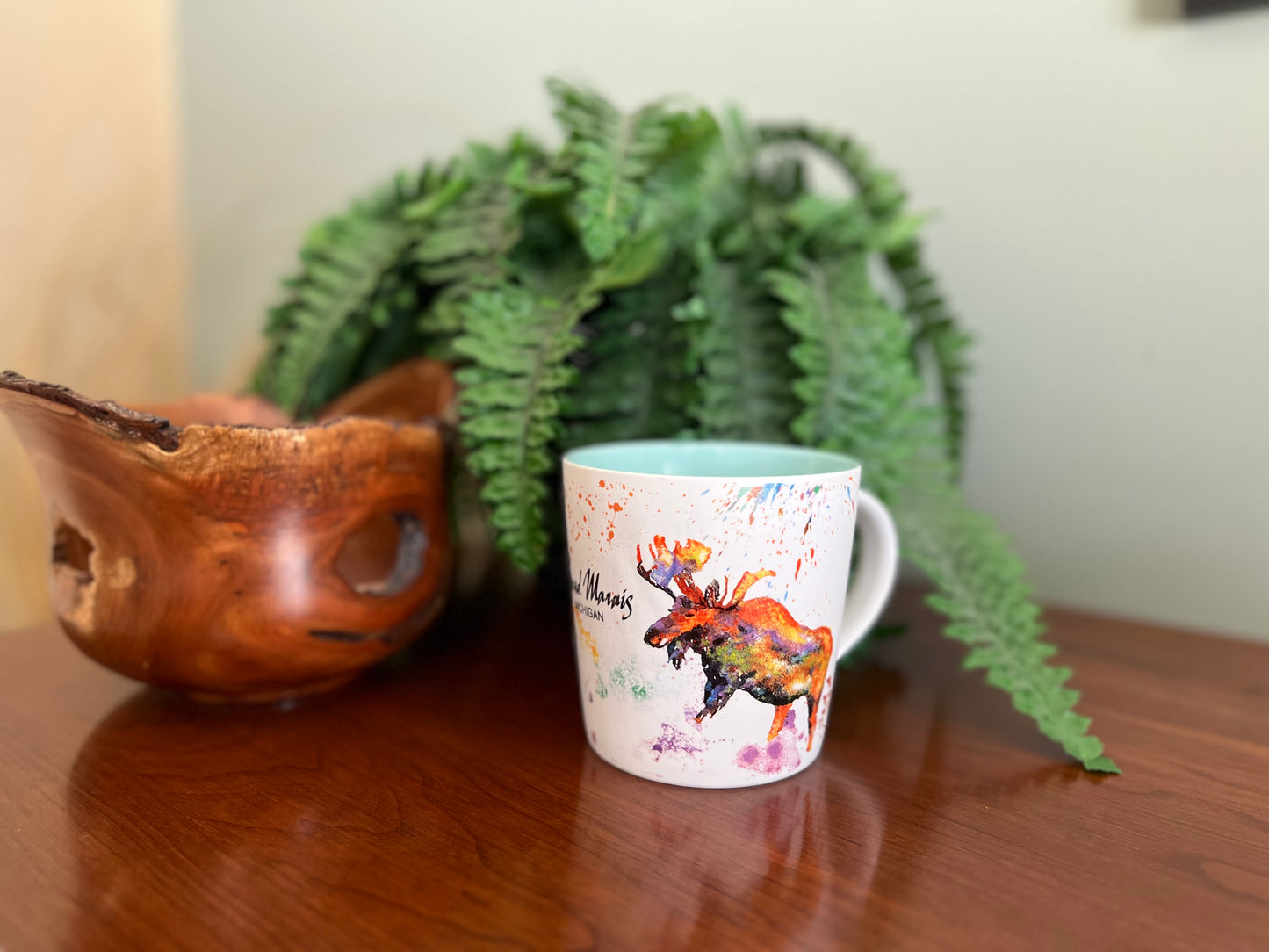 Moose Watercolor Mug