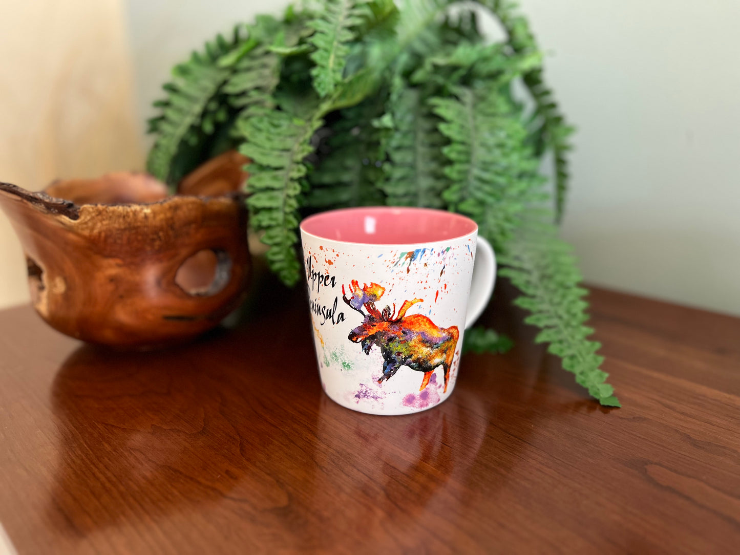 Moose Watercolor Mug