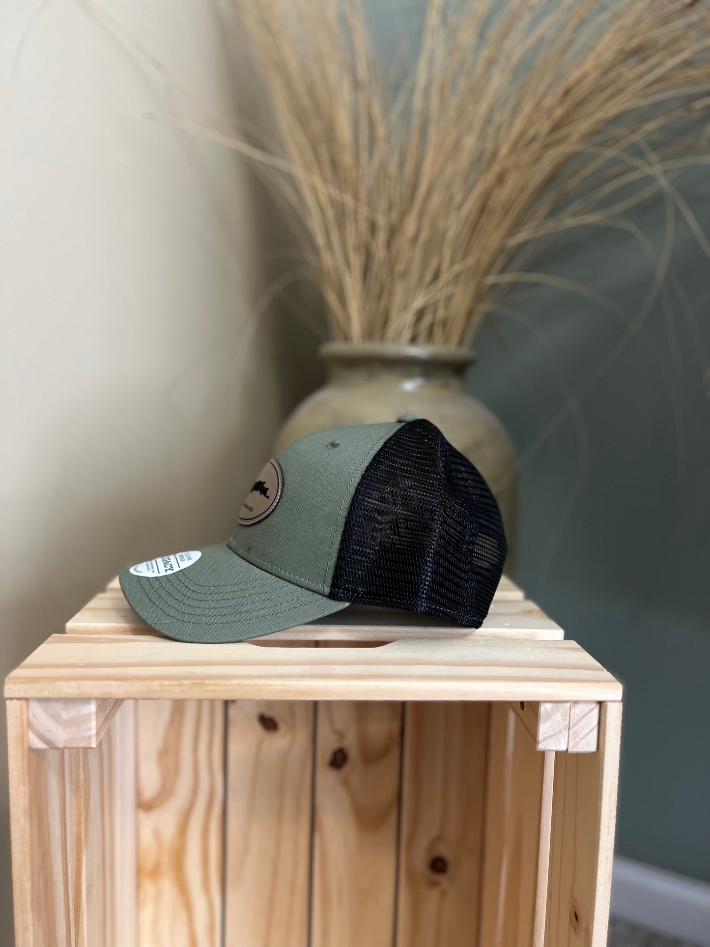 Upper Peninsula Leather Patch Hat