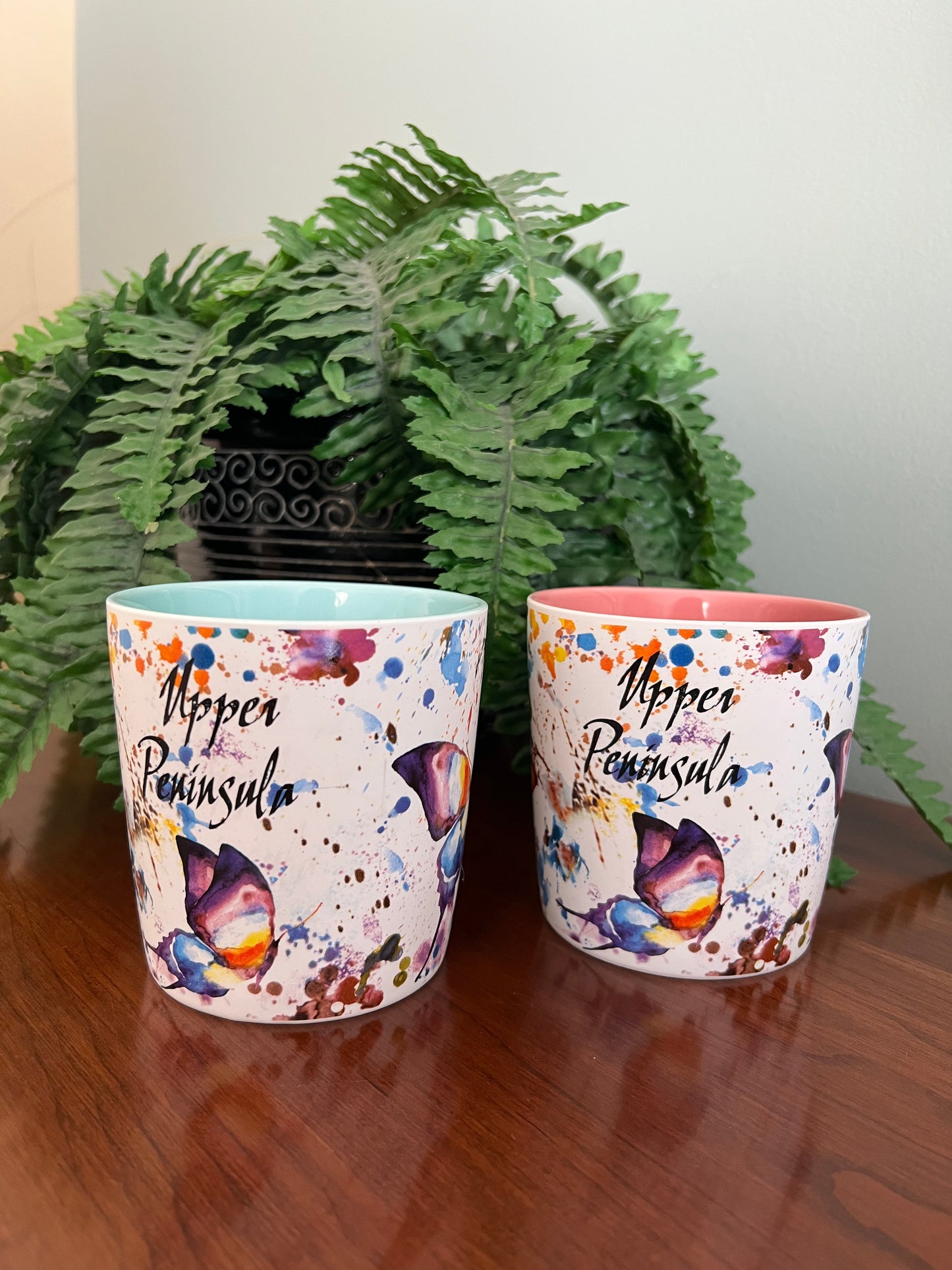 Butterfly Watercolor Mug