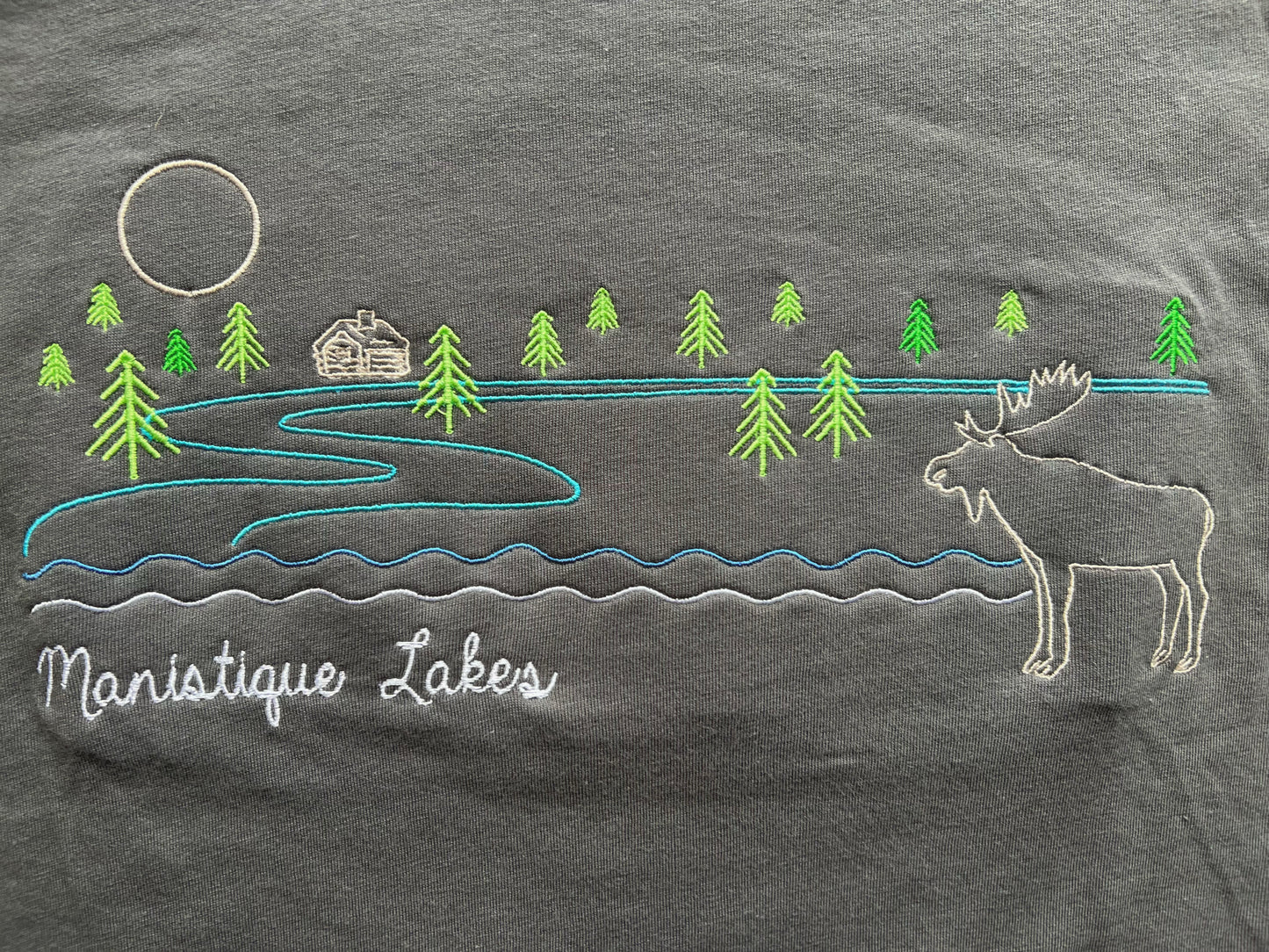 Manistique Lakes Moose T-Shirt