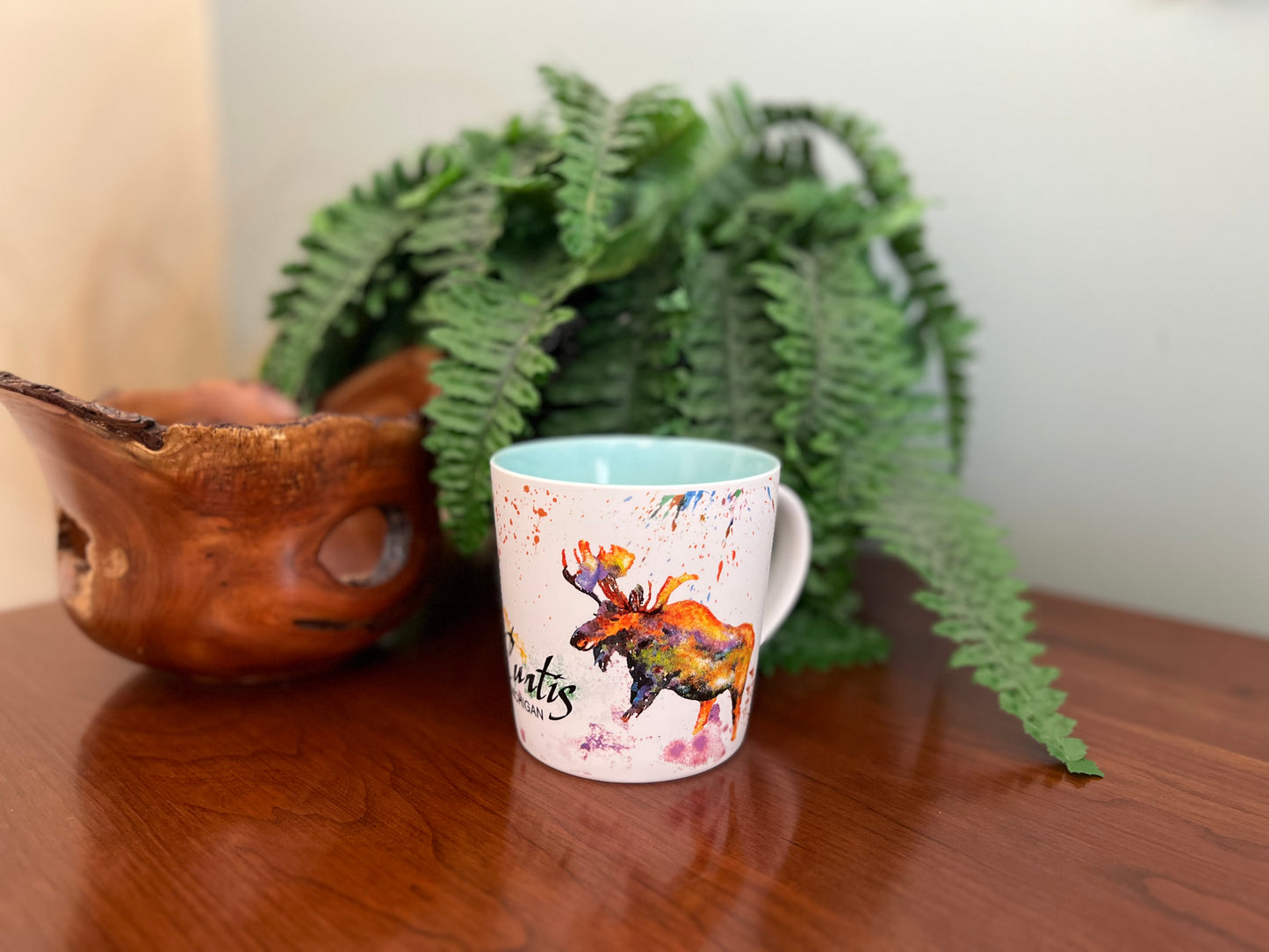 Moose Watercolor Mug