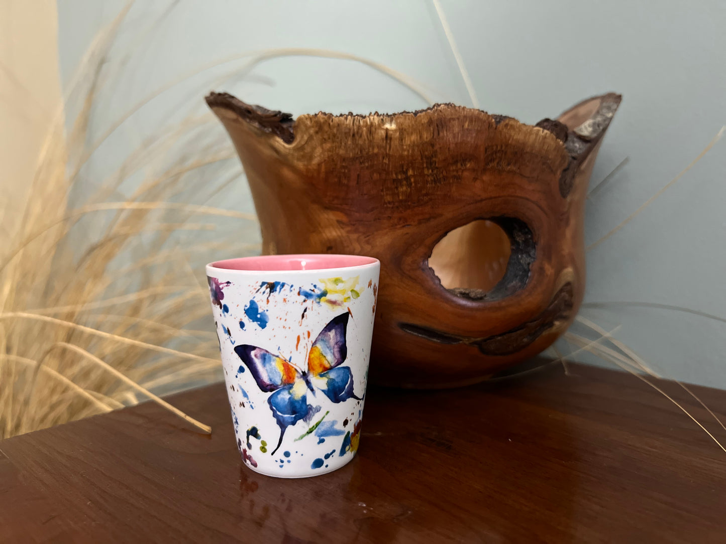 Watercolor Butterfly Shot Glass