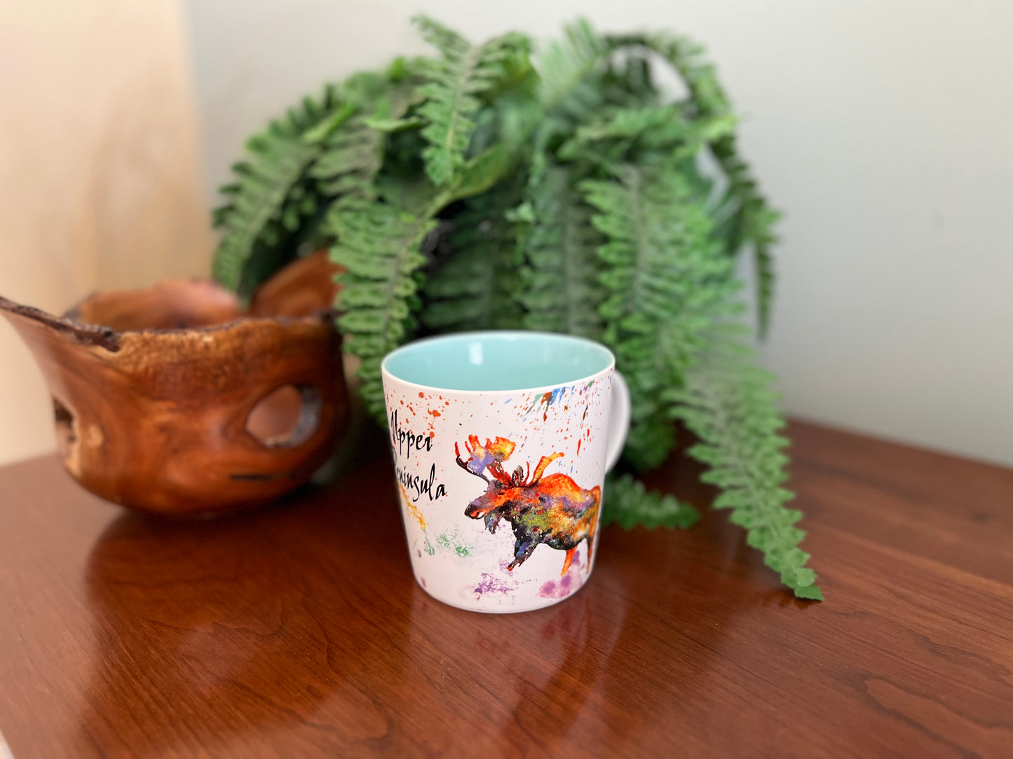 Moose Watercolor Mug