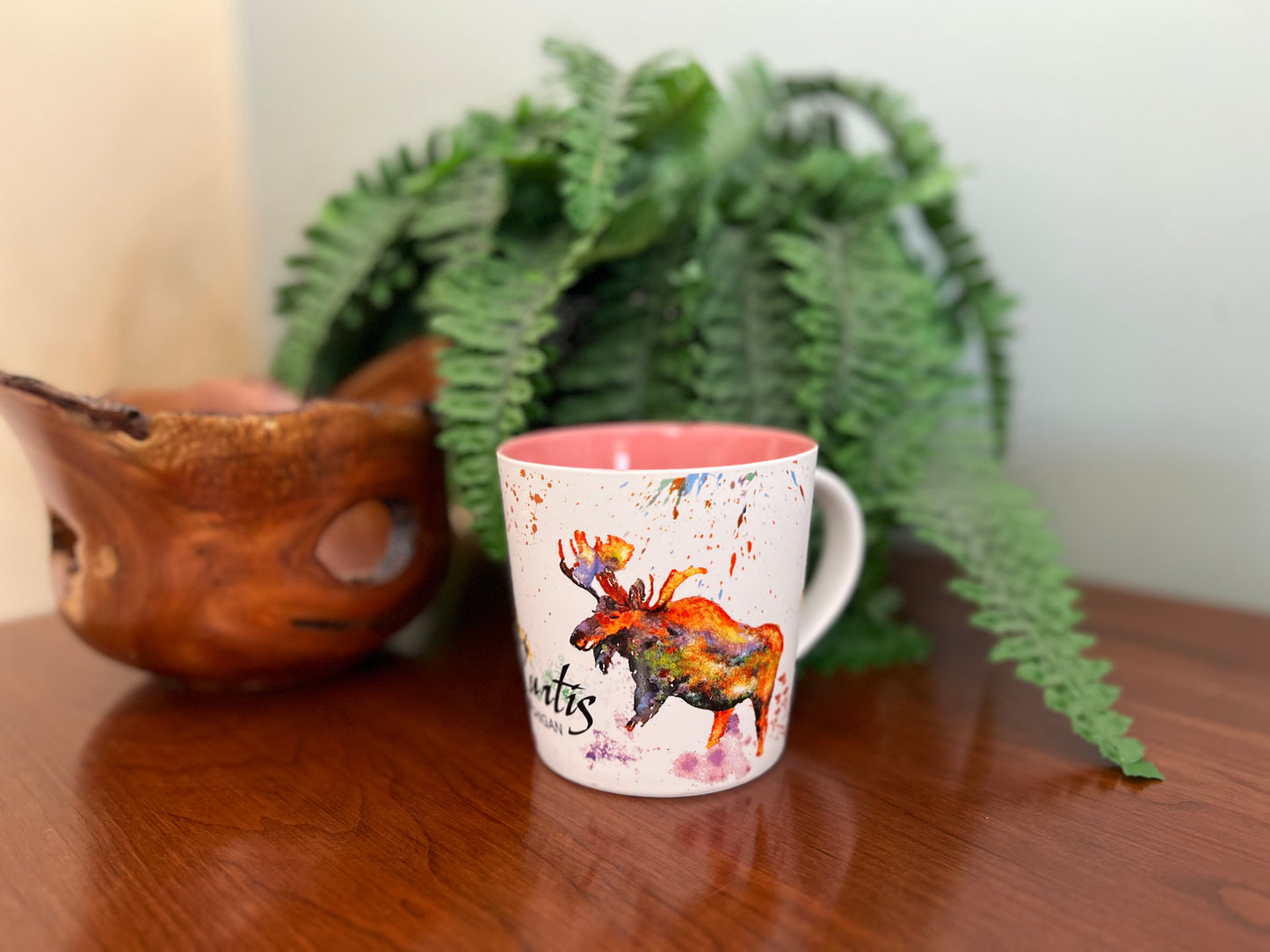 Moose Watercolor Mug