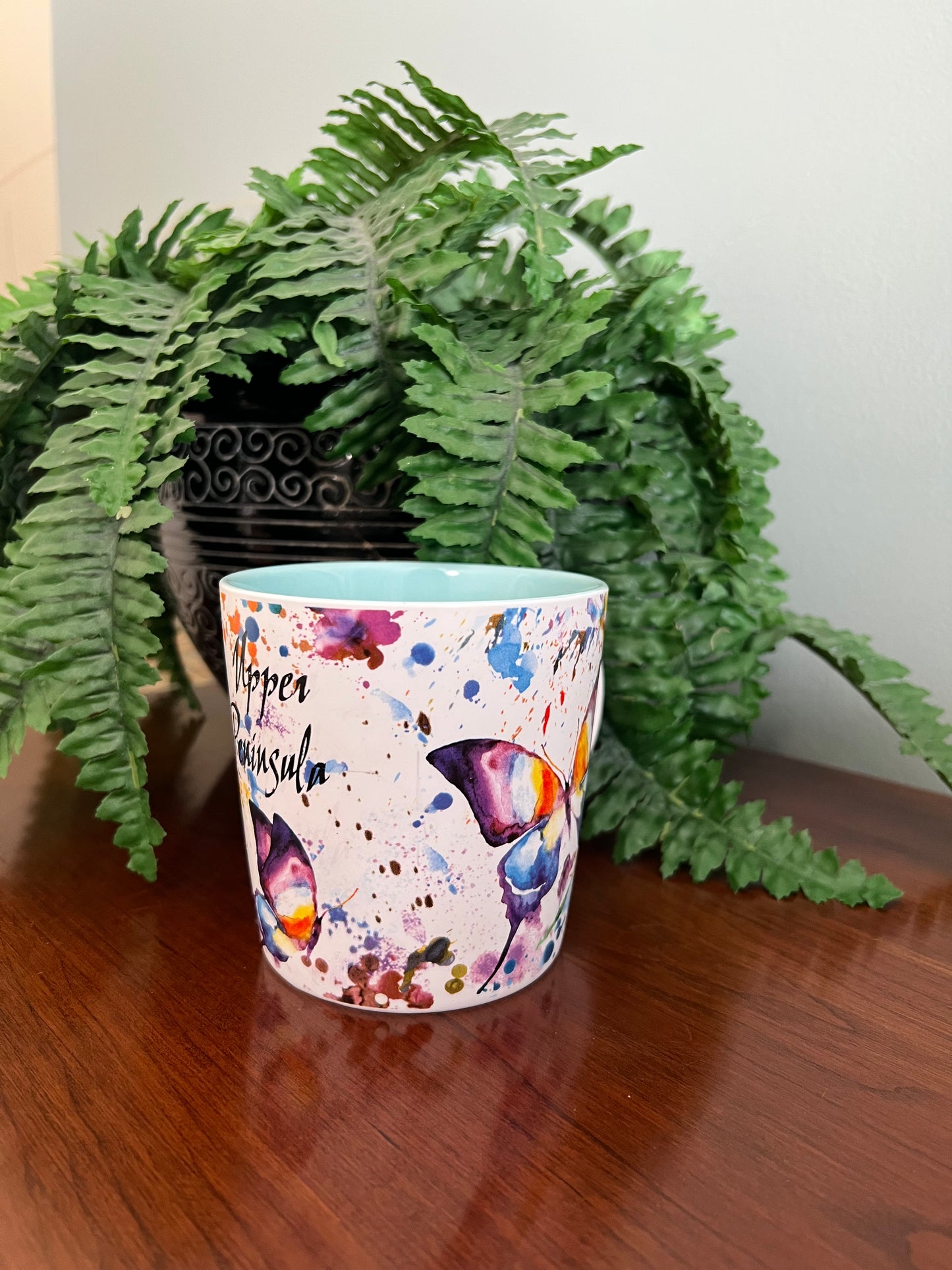 Butterfly Watercolor Mug