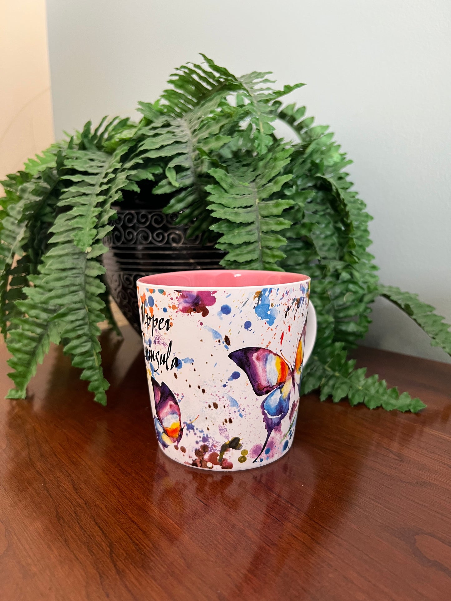 Butterfly Watercolor Mug