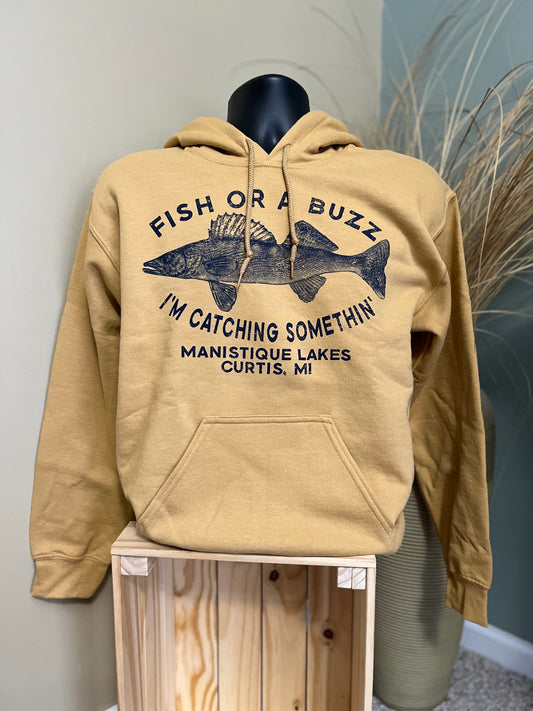 Fish or Buzz Hooded Sweatshirt