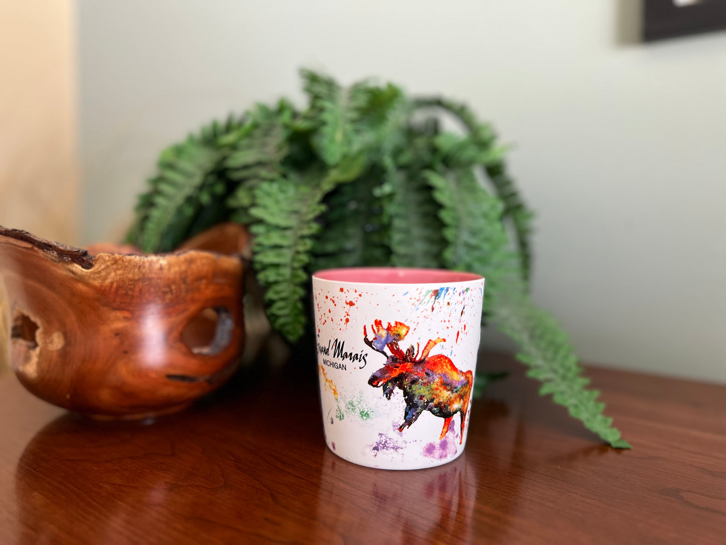 Moose Watercolor Mug